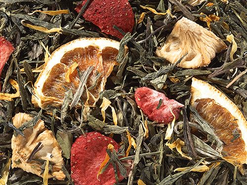 Té verde y blanco fresa y piña